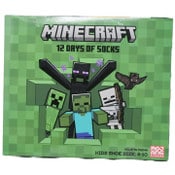 Wholesale - MINECRAFT 12-DAYS OF SOCKS BOX SET C/P 12, UPC: 193159230555